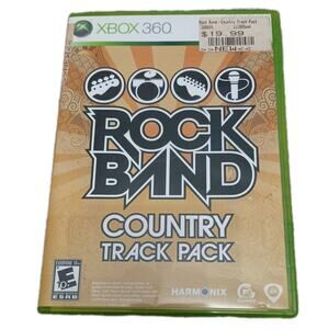 Rock Band: Country Track Pack (Microsoft Xbox 360, 2009) CIB Case and Manual